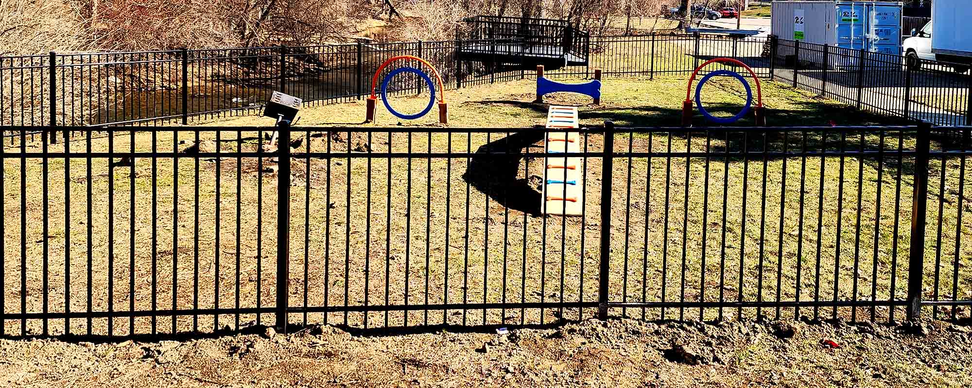 Commercial fence installed